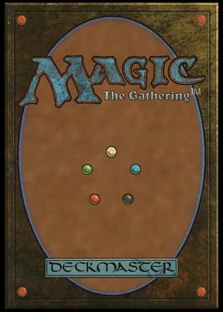 Dorso de una carta de Magic: The Gathering